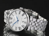 Tissot T Classic Carson Premium Powermatic 80 Silver Dial Silver Steel Strap Watch For Men - T122.407.11.033.00 Authentic Buy Shop Now