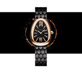 Bvlgari Serpenti Seduttori Black Dial Black Steel Strap Watch for Women - SERPENTI103704 Authentic Buy Shop Now