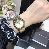 Marc Jacobs Amy Dexter Gold Dial Gold Steel Strap Watch for Women - MBM3215 Authentic Buy Shop Now