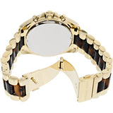 Michael Kors Bradshaw Chronograph Brown Dial Two Tone Steel Strap Watch For Women - MK5696 Authentic Buy Shop Now