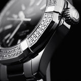 Tag Heuer Aquaracer Quartz Diamonds Black Dial Two Tone Steel Strap Watch for Men - WAY131E.BA0913 Authentic Buy Shop Now