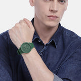 Lacoste 12.12 Chronograph Green Dial Green Silicon Strap Watch for Men - 2011245 Authentic Buy Shop Now