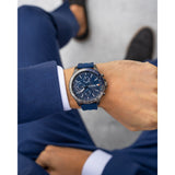 Tommy Hilfiger Bank Blue Dial Blue Rubber Strap Watch for Men - 1791721 Authentic Buy Shop Now