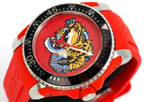 Gucci Dive Quartz Red Dial Red Rubber Strap Watch For Men - YA136315 Authentic Buy Shop Now
