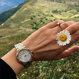 Maurice Lacroix Aikon Mother of Pearl Dial Two Tone Steel Strap Watch for Women - A11006-PVY13-171-1 Authentic Buy Shop Now