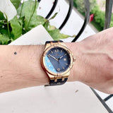 Maurice Lacroix Aikon Limited Edition Blue Dial Blue Leather Strap Watch For Men - AI6008-BRZ01-420-1 Authentic Buy Shop Now