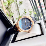 Maurice Lacroix Aikon Date Limited Edition Blue Dial Blue Leather Strap Watch For Men - AI1028-BRZ01-420-1 Authentic Buy Shop Now
