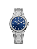 Maurice Lacroix Aikon Date Blue Dial Silver Steel Strap Watch for Men - AI1108-SS002-430-1 Authentic Buy Shop Now