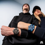 Maurice Lacroix Aikon Automatic Gunmetal Dial Black Rubber Strap Watch For Men - AI6008-PVB00-330-2 Authentic Buy Shop Now