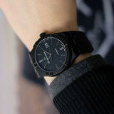 Maurice Lacroix Automatic Date Black Dial Black Leather Strap Watch For Men - AI6008-PVB01-330-1 Authentic Buy Shop Now
