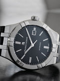 Maurice Lacroix Aikon Automatic Chronograph Black Dial Black Leather Strap Watch for Men - AI1808-SS000-330-2 Authentic Buy Shop Now