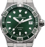 Maurice Lacroix Aikon Venturer Green Dial Silver Steel Strap Watch for Men - AI6057-SSL52-630-1 Authentic Buy Shop Now