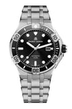 Maurice Lacroix Aikon Venturer Black Dial Silver Steel Strap Watch for Men - AI6058-SS002-330-1 Authentic Buy Shop Now
