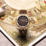 Maurice Lacroix Aikon Automatic Brown Dial Brown Leather Strap Watch For Men - AI6008-BRZ01-730-3 Authentic Buy Shop Now