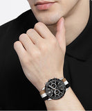 Hugo Boss Allure Chronograph Black Dial Multicolor Nylon Strap Watch for Men - 1513963 Authentic Buy Shop Now