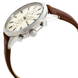 Fossil Townsman Chronograph White Dial Brown Leather Strap Watch for Men - FS5350 Authentic Buy Shop Now