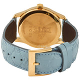 Gucci G Timeless Quartz Blue Dial Blue Leather Strap Watch For Men - YA1264097 Authentic Buy Shop Now