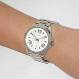 Fossil Cecile Multifunction Silver Dial Silver Steel Strap Watch for Women - AM4509 Authentic Buy Shop Now