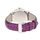 Burberry The City Silver Dial Purple Leather Strap Watch for Women - BU9122 Authentic Buy Shop Now