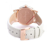 Burberry The City Diamonds White Dial White Leather Strap Watch for Women - BU9130 Authentic Buy Shop Now