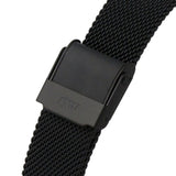 Daniel Wellington Petite Ashfield Black Dial Black Mesh Strap Watch For Women - DW00100202 Authentic Buy Shop Now