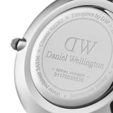 Daniel Wellington Classic Petite Bondi Black Dial White Leather Strap Watch For Women - DW00100284 Authentic Buy Shop Now