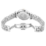 Emporio Armani Gianni T Bar Pink Mother of Pearl Dial Silver Steel Strap Watch For Women - AR1779 Authentic Buy Shop Now
