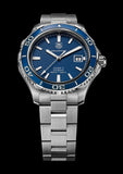 Tag Heuer Aquaracer Calibre 5 Automatic Blue Dial Silver Steel Strap Watch for Men - WAK2111.BA0830 Authentic Buy Shop Now