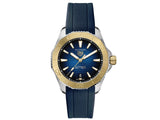 Tag Heuer Aquaracer Professional 200 Automatic Blue Dial Blue Rubber Strap Watch for Men - WBP2150.FT6210 Authentic Buy Shop Now