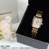 Emporio Armani Gioia Quartz Mother of Pearl Dial Rose Gold Steel Strap Watch For Women - AR11389 Authentic Buy Shop Now