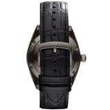 Emporio Armani Franco Black Dial Black Leather Strap Watch For Men - AR0368 Authentic Buy Shop Now