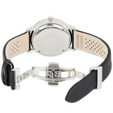 Emporio Armani Gianni Quartz Black Dial Black Leather Strap Watch For Men - AR0382 Authentic Buy Shop Now