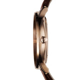 Emporio Armani Classic Brown Dial Brown Leather Strap Watch For Men - AR0383 Authentic Buy Shop Now