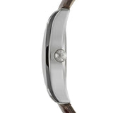Emporio Armani Classic Quartz Beige Dial Brown Leather Strap Watch For Men - AR0646 Authentic Buy Shop Now
