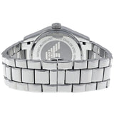Emporio Armani Classic Quartz Silver Dial Silver Steel Strap Watch For Men - AR0647 Authentic Buy Shop Now