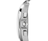 Emporio Armani Valente Chronograph Black Dial Silver Stainless Steel Watch For Men - AR0673 Authentic Buy Shop Now