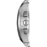 Emporio Armani Velente Chronograph Black Dial Silver Steel Strap Watch For Women - AR0674 Authentic Buy Shop Now