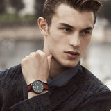 Emporio Armani Kappa Black Dial Two Tone NATO Strap Watch For Men - AR11015 Authentic Buy Shop Now