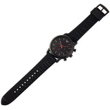 Emporio Armani Luigi Chronograph Black Dial Black Rubber Strap Watch For Men - AR11024 Authentic Buy Shop Now