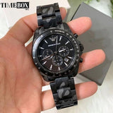 Emporio Armani Sportivo Quartz Black Dial Black Steel Strap Watch For Men - AR11027 Authentic Buy Shop Now