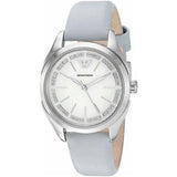 Emporio Armani Valeria Mother of Pearl Dial Blue Leather Strap Watch for Women - AR11032 Authentic Buy Shop Now