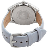 Emporio Armani Valeria Mother of Pearl Dial Blue Leather Strap Watch for Women - AR11032 Authentic Buy Shop Now