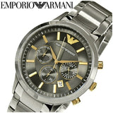 Emporio Armani Quartz Grey Dial Silver Steel Strap Watch For Men - AR11047 Authentic Buy Shop Now