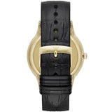 Emporio Armani Renato Quartz Grey Dial Black Leather Strap Watch For Men - AR11049 Authentic Buy Shop Now