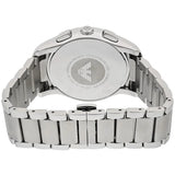 Emporio Armani Valente Chronograph Silver Dial Silver Steel Strap Watch For Men - AR11081 Authentic Buy Shop Now