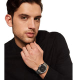Emporio Armani Valente Chronograph Quartz Black Dial Silver Steel Strap Watch For Men - AR11083 Authentic Buy Shop Now