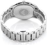 Emporio Armani Valente Quartz Black Dial Silver Steel Strap Watch For Men - AR11086 Authentic Buy Shop Now