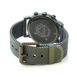Emporio Armani Luigi Quartz Chronograph Black Dial Green Mesh Bracelet Watch For Men - AR11115 Authentic Buy Shop Now