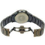 Emporio Armani Renato Chronograph Quartz Grey Dial Green Steel Strap Watch For Men - AR11117 Authentic Buy Shop Now