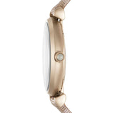 Emporio Armani Analog Grey Dial Pink Leather Strap Watch For Women - AR11126 Authentic Buy Shop Now
